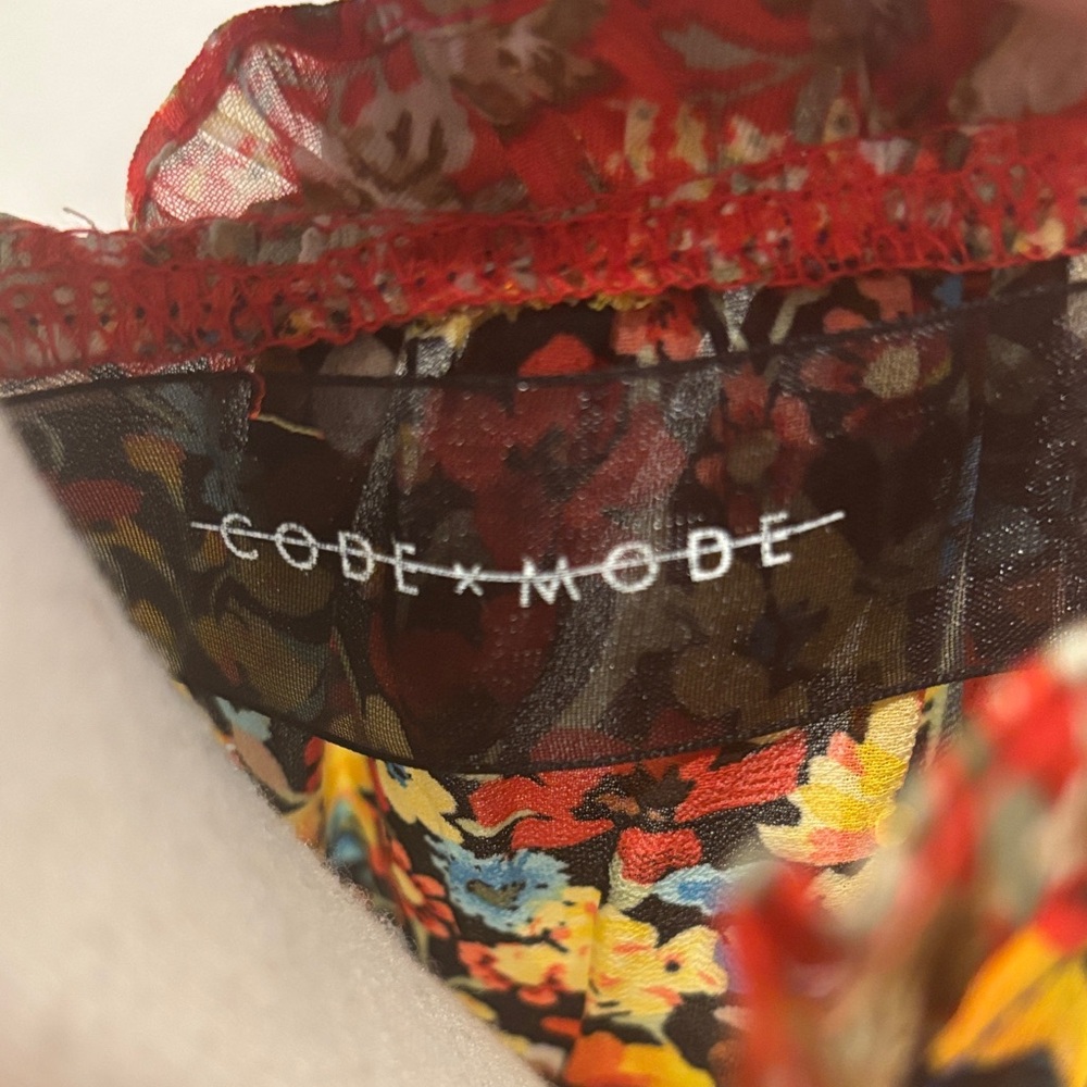 EUC Code x Mode Floral Multi-Pattern Dress - image 2